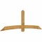 Ekena Millwork Bellingham Rough Sawn Timber Gable Bracket, Western Red Cedar, 108"W x 36"H x 2"D x 6"F, 8/12 Pitch GBW108X36X0206BEL00RWR - alternate 3